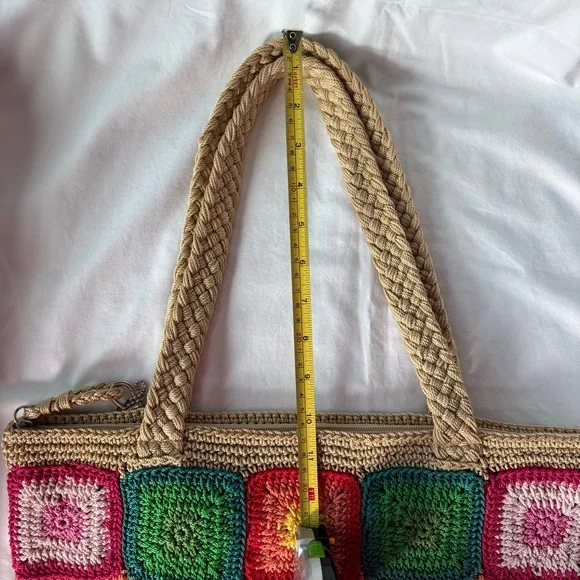 The Sak Crochet Kenya stripe Tote Bag multi - Picture 6 of 14